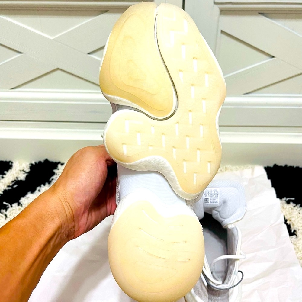 NWOT Men’s Size 6.5 (European Size 39.5) Adidas Crazy BYW Basketball Shoes White - Picture 11 of 15
